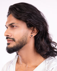 Classic Black Box Earring