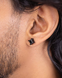 Classic Black Box Earring