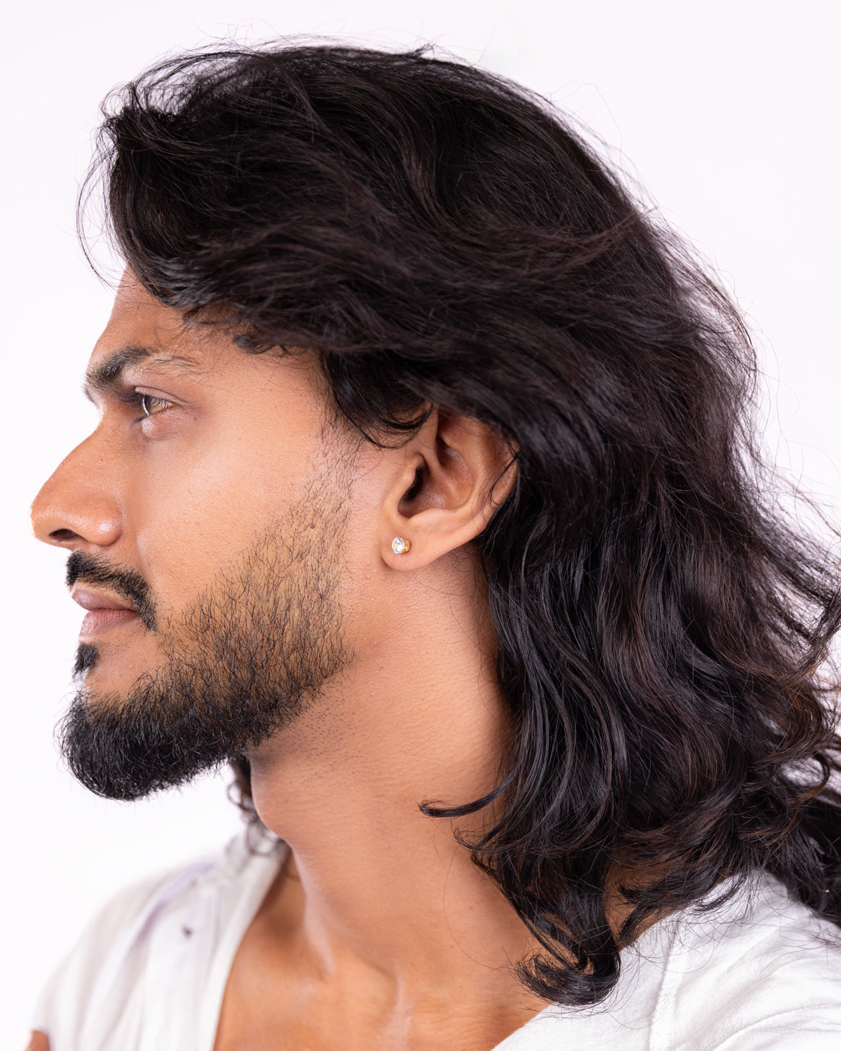 Classic Zirconia Gold Earring