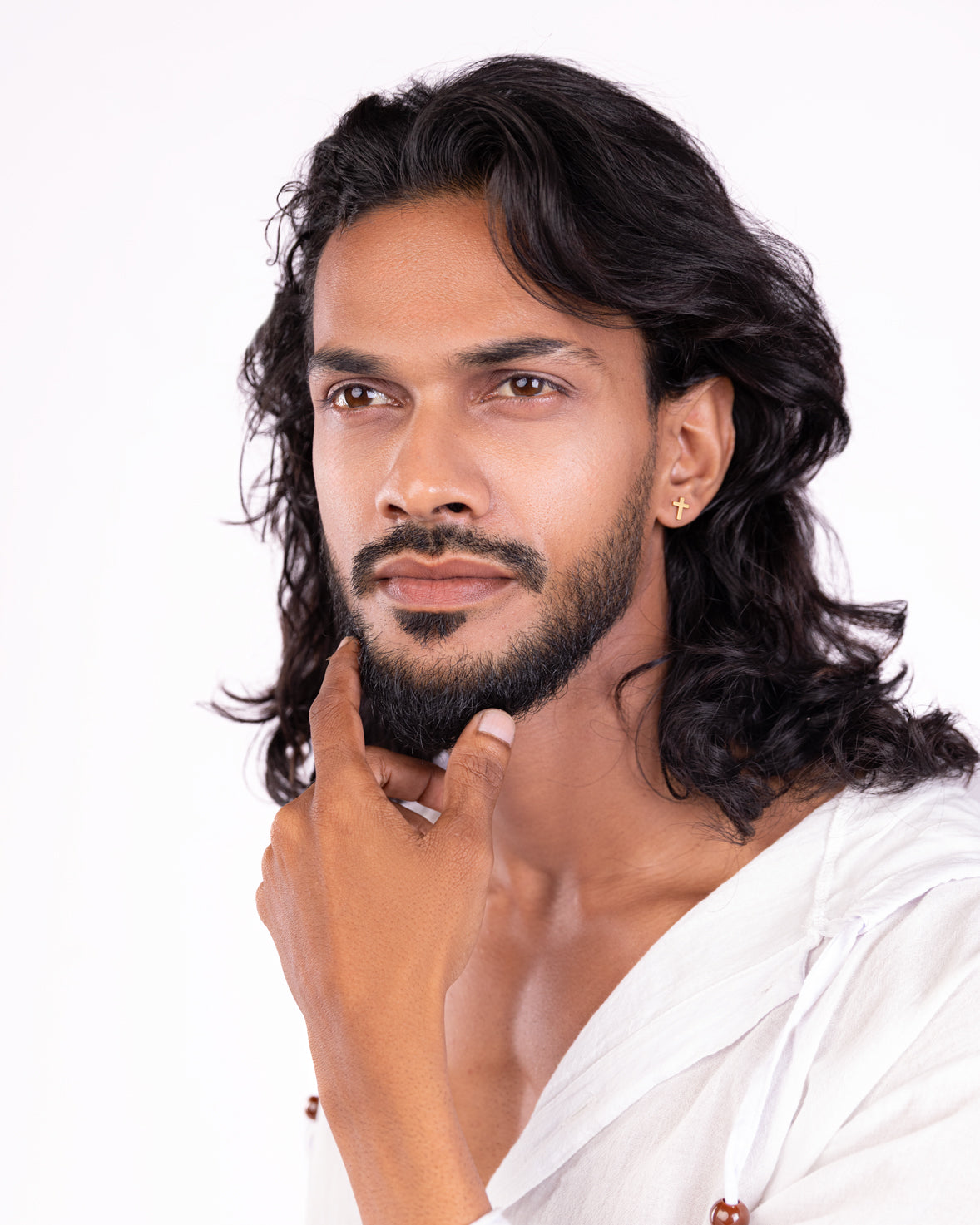 Classic Cross Stud Earring