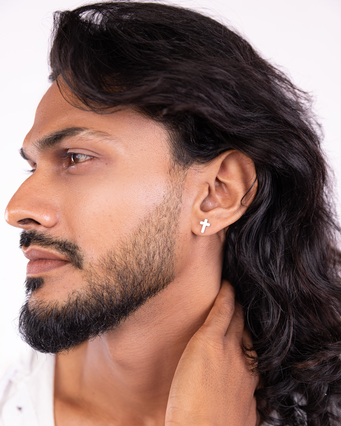 Classic Cross Stud Earring