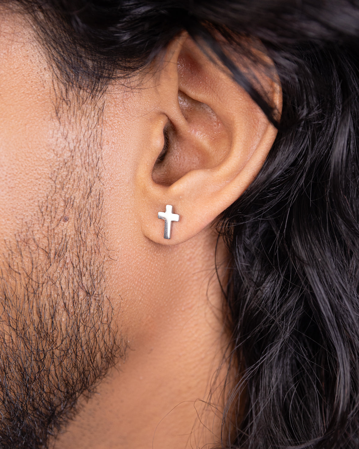 Classic Cross Stud Earring