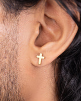 Classic Cross Stud Earring