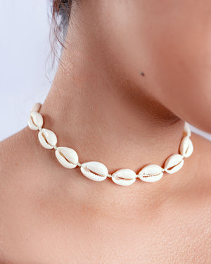 Shell Decor Necklace & Bracelet