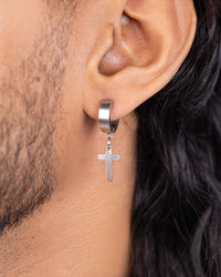 Classic Cross Pierced Earring
