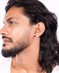 Cubic Round Earrings