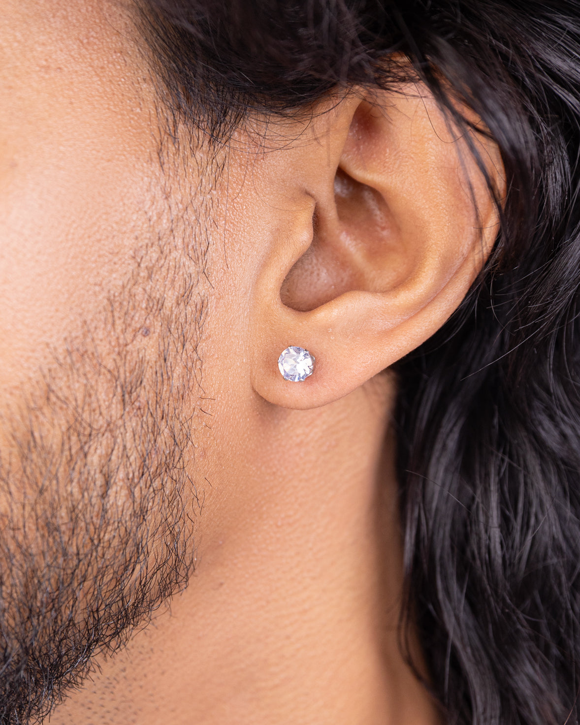 Cubic Round Earrings