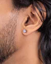 Cubic Round Earrings