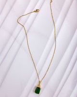 Green Pendant Necklace