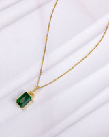 Green Pendant Necklace
