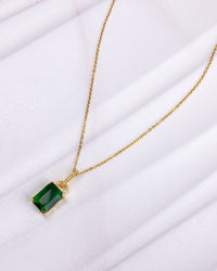 Green Pendant Necklace