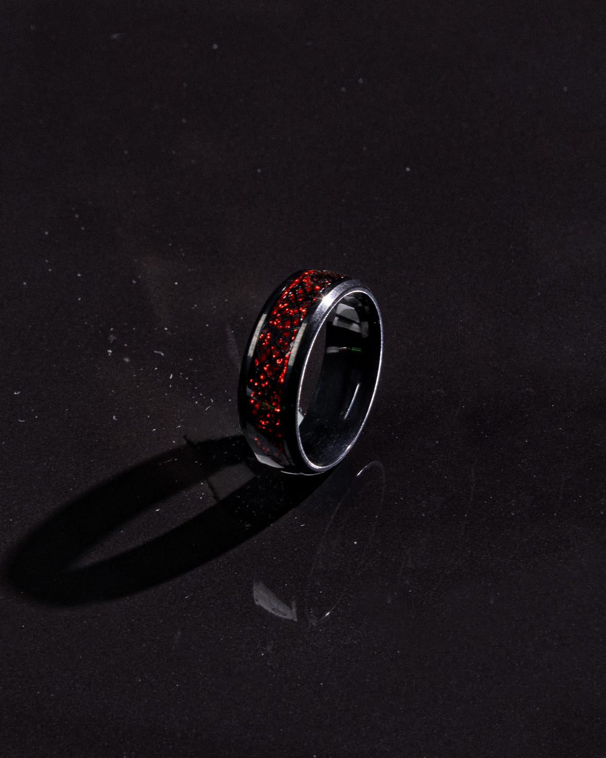 Red Celtic Knot Ring