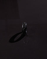 Men's Black Braided Ring
