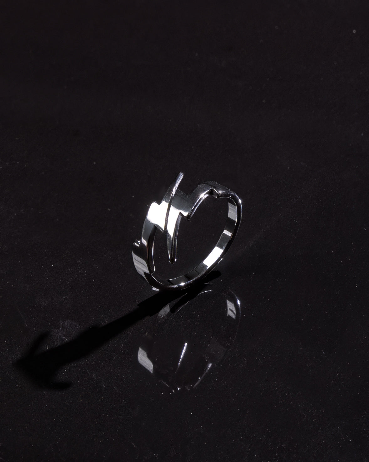 Men's Lightning Bolt Ring