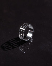Men's Hollow Cross Ring