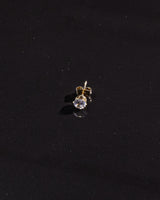 Classic Zirconia Gold Earring
