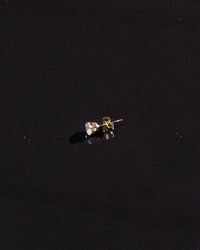 Classic Zirconia Gold Earring