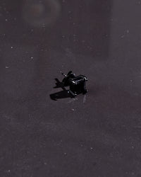 Classic Black Box Earring