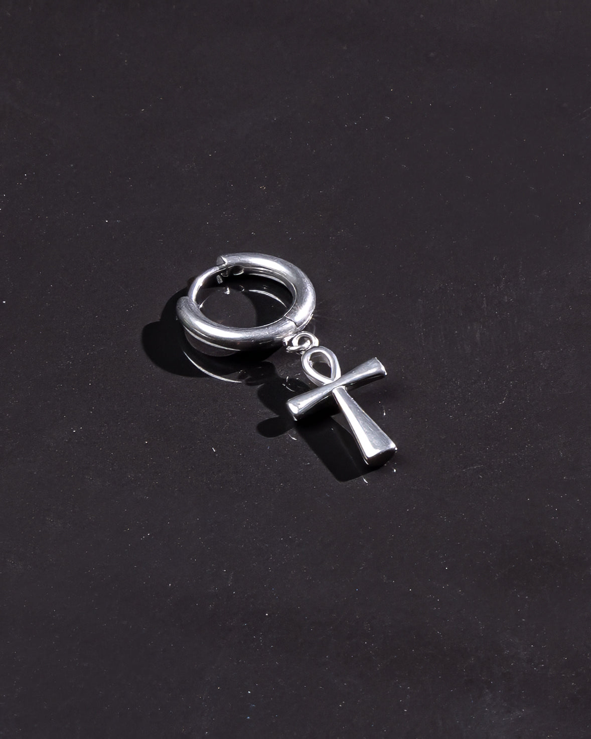 Classic Cross Charm Earring