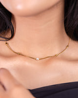 Simple Pearl Beaded Necklace