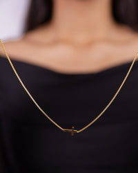 Simple Cross Pendant Necklace