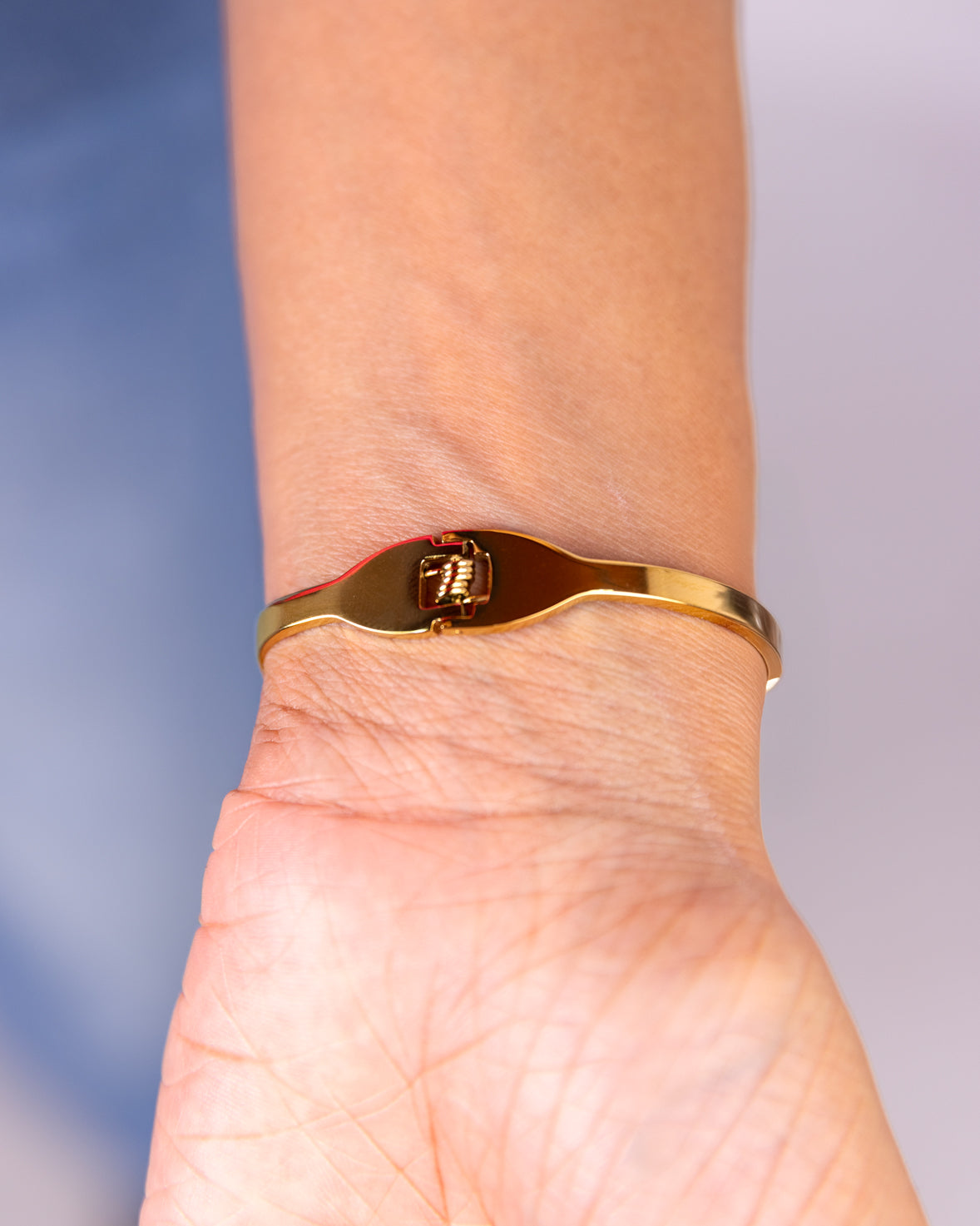 Rhinestone Evil-Eye Bangle