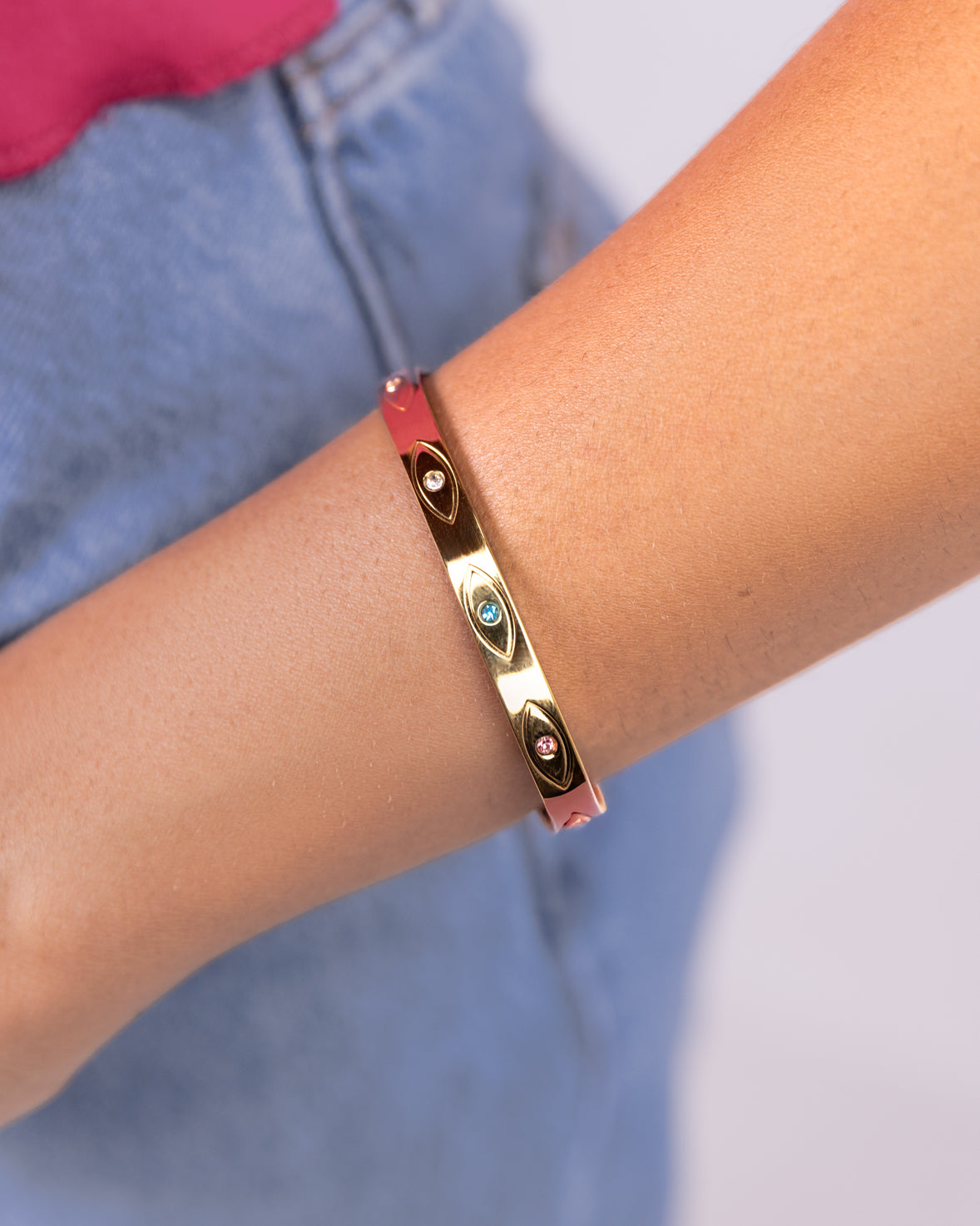 Evil-Eye Charm Bangle