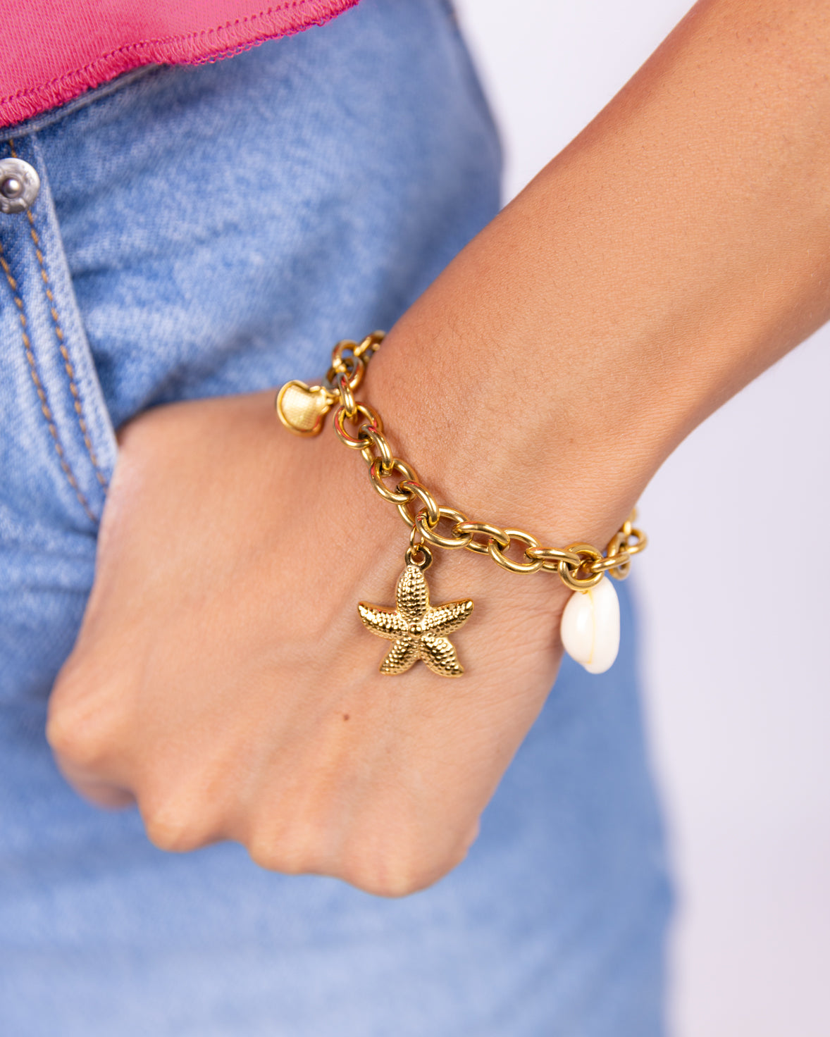 Classic Starfish & Shell Bracelet