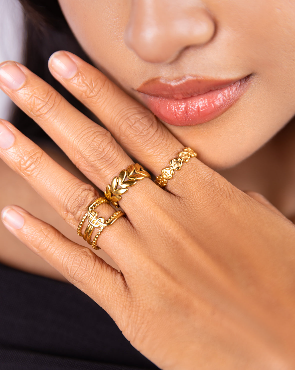 5pcs Classic Decor Ringset