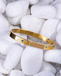 Evil-Eye Charm Bangle