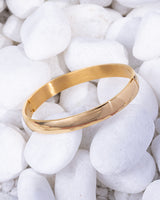 Classic Curved Charm Bangle