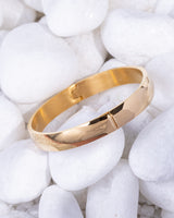 Classic Curved Charm Bangle