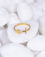 Cross Heart Ring