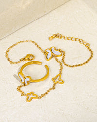 Butterfly Hand Chain Bracelet