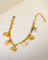 Classic Sea Shell Charm Bracelet