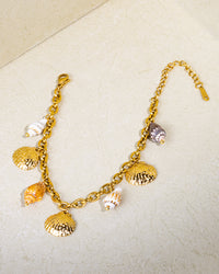 Classic Sea Shell Charm Bracelet