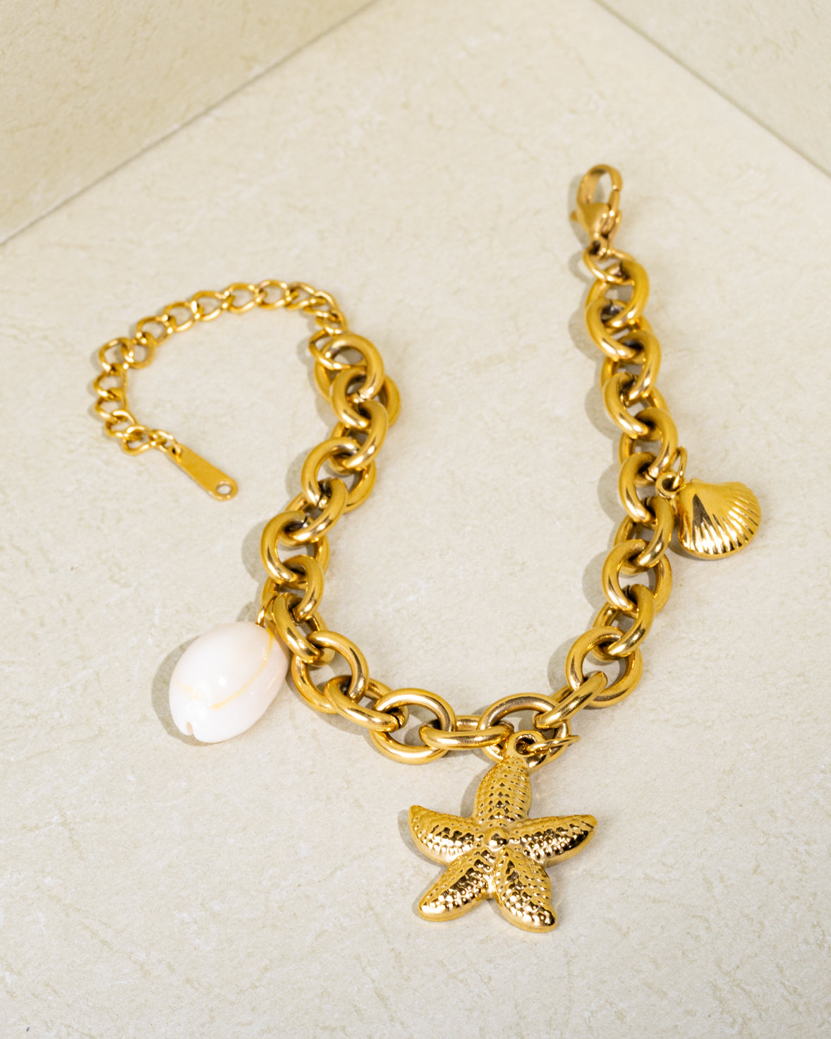 Classic Starfish & Shell Bracelet