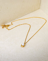 Simple Pearl Drop Necklace