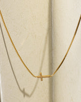 Simple Cross Pendant Necklace