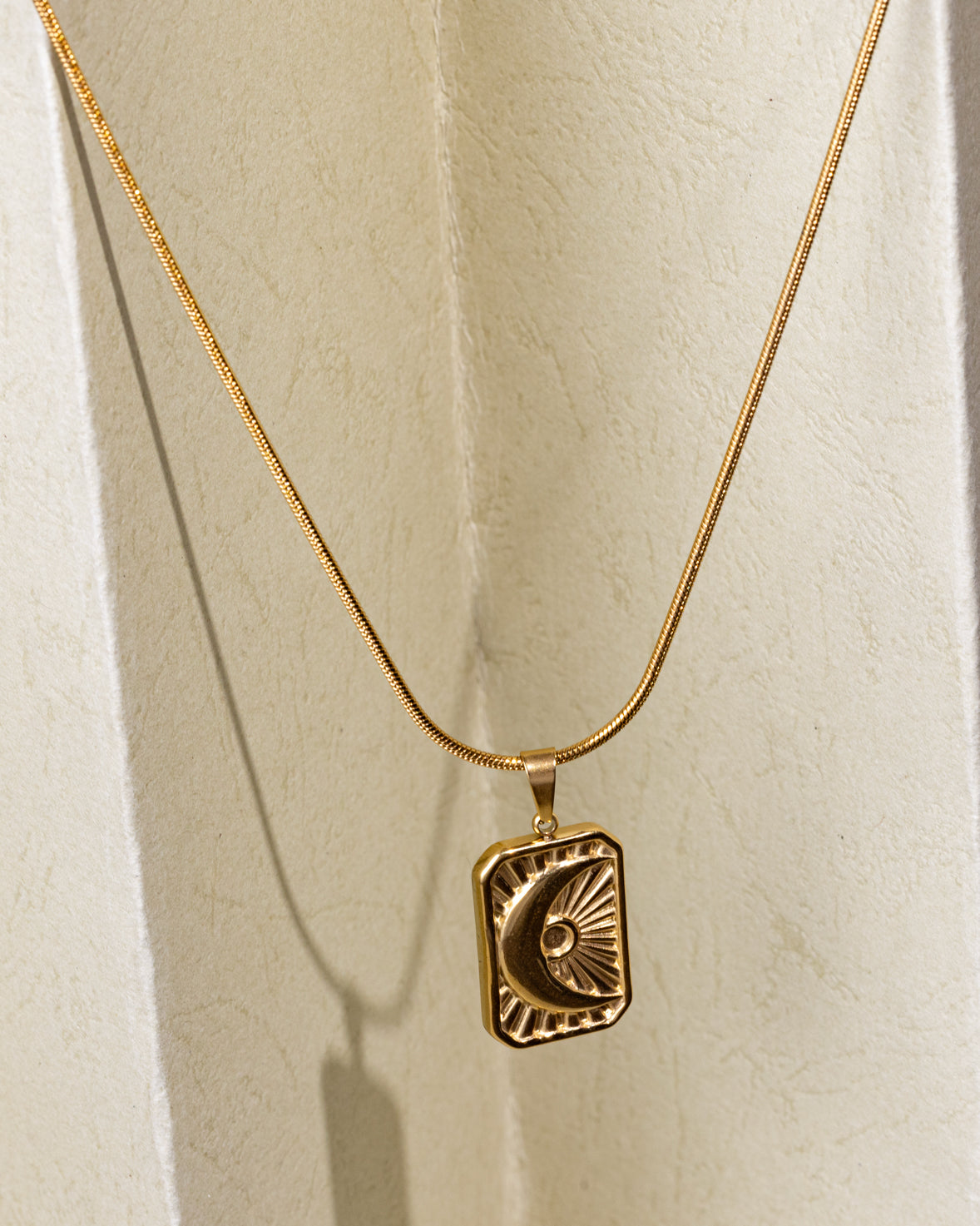 Classic Moon-Stone Necklace