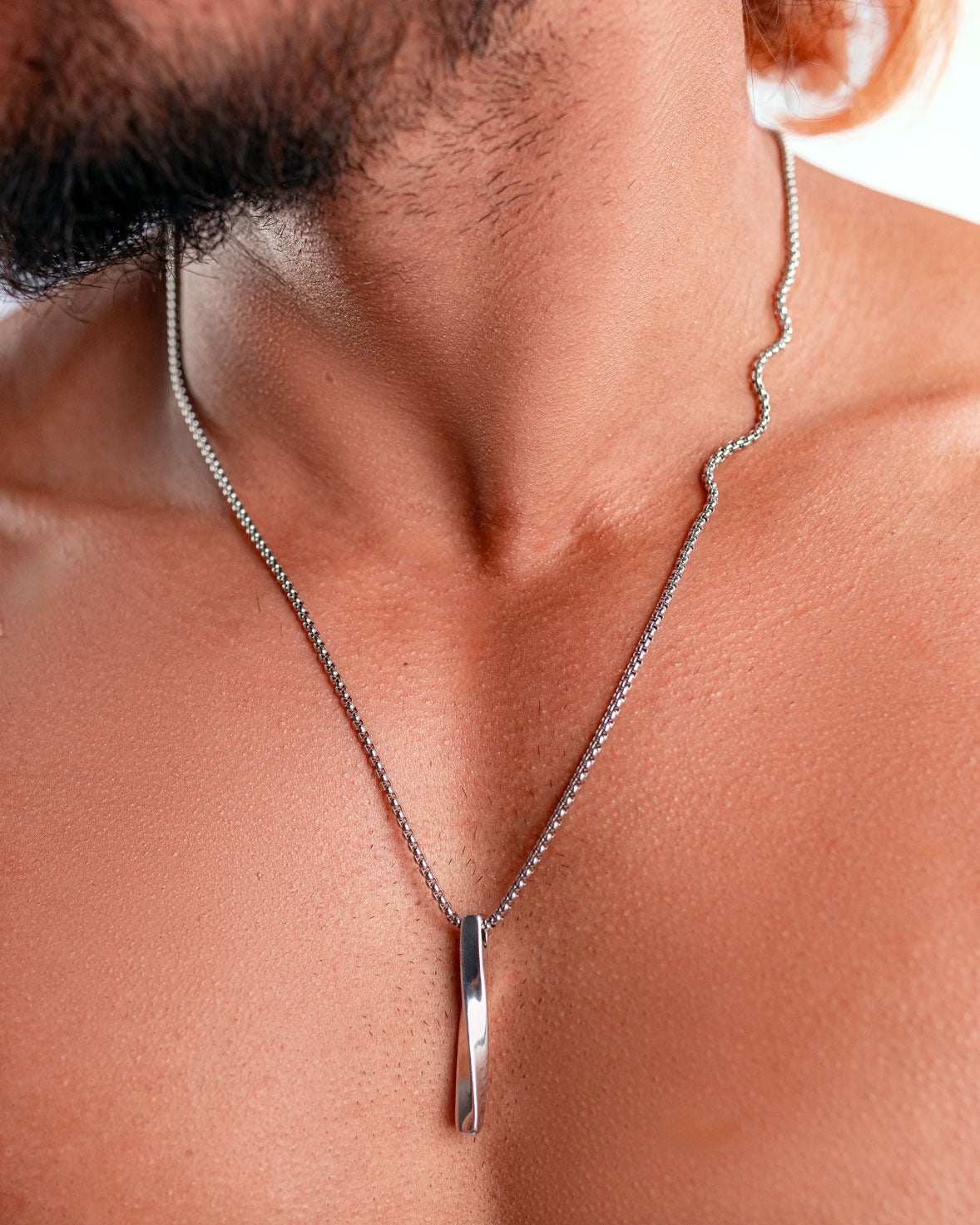 Men's Geometric Pendant Necklace