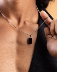 Classic Black Pendant Necklace