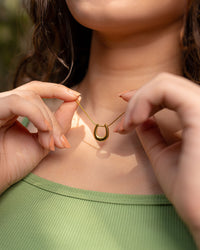 Horseshoe Pendant Necklace