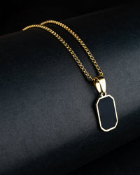 Classic Black Pendant Necklace