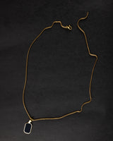 Classic Black Pendant Necklace