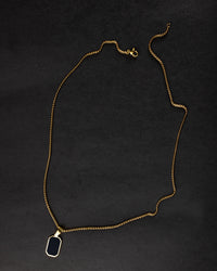 Classic Black Pendant Necklace