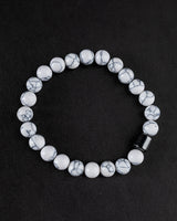 White Stone Beaded Bracelet