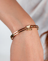 Classic Butterfly Charm Bangle