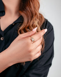Classic Cubic Stoned Ring