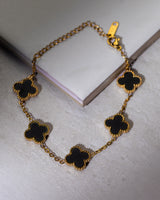 Classic Black Clover Bracelet